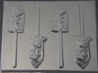 2056 Communion Girl Chocolate Candy Lollipop Mold